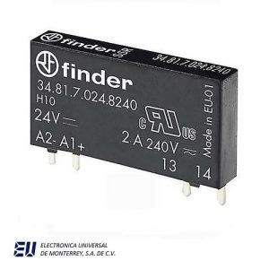 MINI RELEVADOR ESTADO SOLIDO PARA CI. IN: 24VCD, OUT: 2A 240VAC , 4 PIN - 34.81.7.024.8240