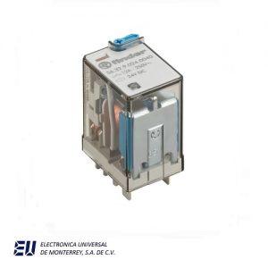 RELEVADOR DE POTENCIA FINDER 12A 24VCD 8 PINES PLANOS FASTON - 56.32.9.024.0040