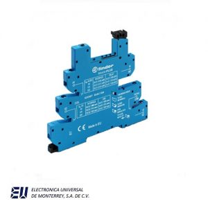 BASE PARA RELEVADOR SERIE 34 – BORNES TIPO JAULA 125V AC/DC - 93.63.0.125