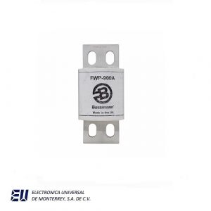 FUSIBLE ULTRARRÁPIDO TIPO AMERICANO, CON TERMINALES ATORNILLABLES 1000A 700V CA/CD - FWP-1000A