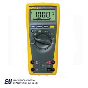 MULTIMETRO DIGITAL ANALOGICO CON PANTALLA RETROILUMINADA Y MEDIDOR DE TEMPERATURA CON CALIBRACION - FLUKE 179 CAL
