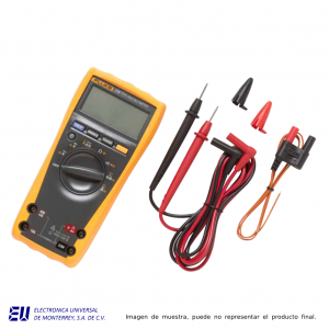 MULTIMETRO DIGITAL TRUE RMS 1000V C/TERMOMETRO FLUKE 179 - FLUKE179