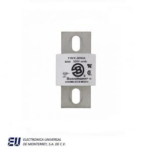FUSIBLE ULTRA RAPIDO SEMICONDUCTOR  14X51MM 800A 250 VCA/VCD - FWX800