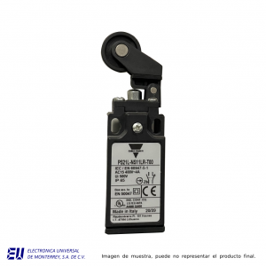 LIMIT SWITCH PLÁSTICO ROLDANA DE NYLON 1NA+1NC 10A - PS21L-NS11LR-T00