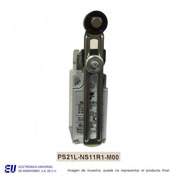 LIMIT SWITCH PALANCA CON RODILLO 1NA+1NC 30MM - PS21L-NS11R1-M00