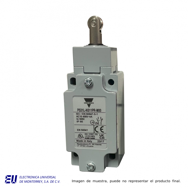 LIMIT SWITCH ROLDANA METÁLICA 1NA+1NC CUERPO METÁLICO 40MM - PS31L-NS11PR-M00