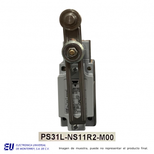LIMIT SWITCH PALANCA DE RODILLO + RODILLO ACERO INOXIDABLE 1NA+1NC - PS31L-NS11R2-M00