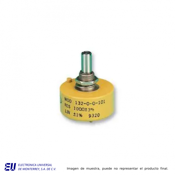 POT. 2.75W ALAMBRE SIN TOPE 100 OHMS - P132-0-100R