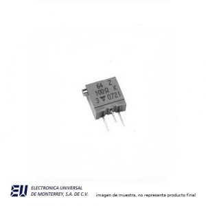 POT.0.5W 25 VUELTAS AJ.LATERAL 2K - P64P-2K