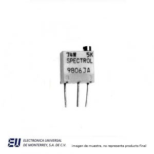 POT. 0.25W 12 VUELTAS 1/4  CUADR.500 OHM - P74W-500R