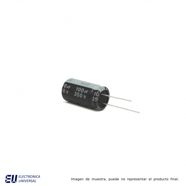 CAPACITOR DE 100uF 350V RADIAL - W350V100M