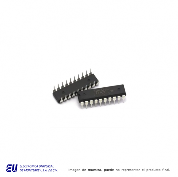 TTL OCTAL TRANSPARENT D-TYPE LATCHES 20 PIN DIP - 74HC573