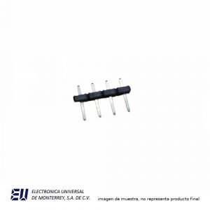 HEADER 5MM 4 TERMINALES VERTICAL P/51 - G71V04