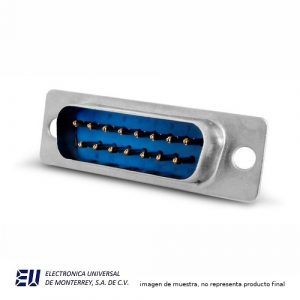 CONECTOR DB15 MACHO - HDB15M
