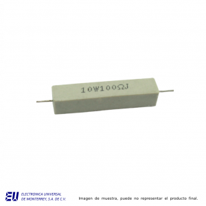 RESISTENCIA 100 OHMS 10W 10W110 - Z10W100R