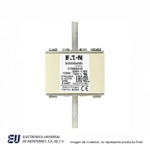 FUSIBLE SEMICONDUCTOR 1250A 660VCA CUCHIL - 170M5018