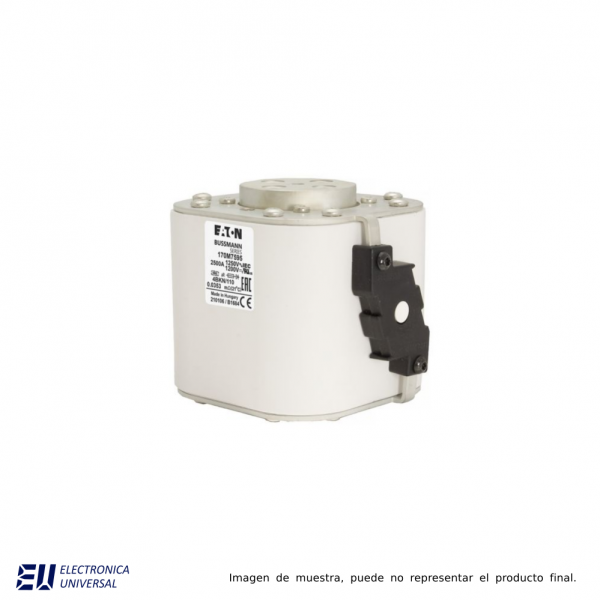 FUSIBLE SEMICONDUCTOR CERÁMICA, EUROPEO, CUERPO CUADRADO 2500A 1250V, 4BKN/105AR - 170M7595 - Image 2
