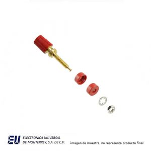 POSTE DE AMARRE PARA BAJA TENSION ROJO - 3770-2