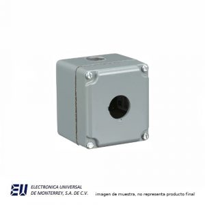 CAJA METALICA 1 ORIFICIO PARA BOTONERIA 30MM - 9001KY1