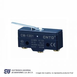 INTERRUPTOR DE LIMITE 1NA 1NC ACTUADOR LAMINA - CM-1301