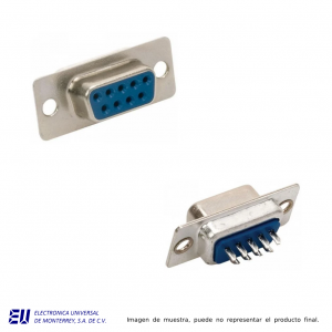 CONECTOR DB9 HEMBRA PARA SOLDAR - DB9H
