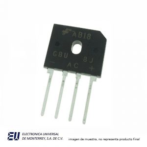PUENTE RECTIF. 8A 600V MONOFASICO - EGBU8J