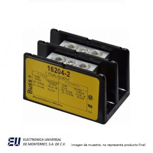 Bloques de terminal de barrera 2P 600VAC/DC Pwr Dist Block 175 AMP CAL 14-4 - 16204-2
