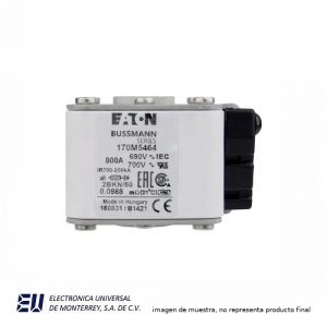 FUSIBLE SEMICONDUCTOR 800A 660V C/IND.PM CUCHILLAS EN MEDIO - 170M5464