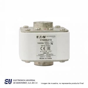 FUSIBLE SEMICONDUCTOR 690V 3BN/80 AR UC 1600A - 170M6419