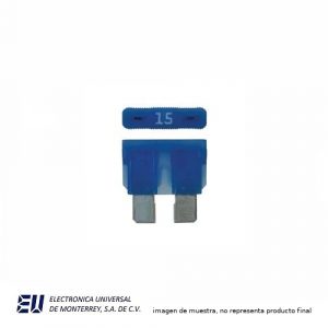 FUSIBLE TIPO CUCHILLA 12V 15AMP. AZUL - ATC15