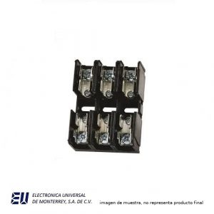 Base Porta Fusible Modular Clase CC 600Vca - BCM603-3PQ