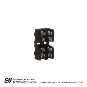 BASE PORTAFUSIBLE MODULAR 2 POLOS CLASE M 600VCA PLACA DE PRESIÓN - BMM603-2PQ