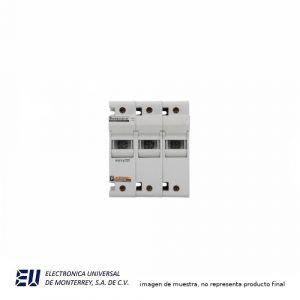 Portafusible modualar para fusibles clase J con Indicador 3 polos. 30 AMP - CH30J3I