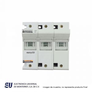 Portafusible modualar para fusibles clase J con Indicador 3 polos.   60 AMP - CH60J3I