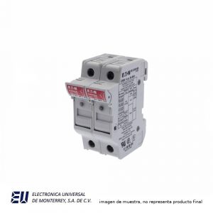 PORTAFUSIBLE 2 POLOS 10X38MM INDICADOR - CHM2DIU