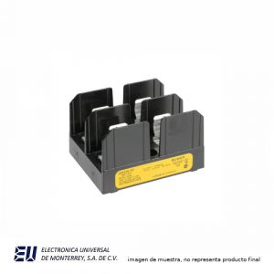 PORTAFUSIBLE 30A 600V 2 POLOS P/LPJ,JKS - J60030-2S