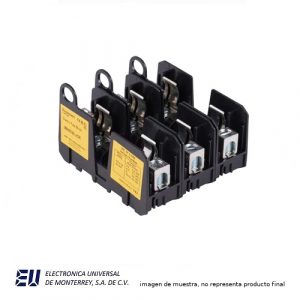 PORTAFUSIBLE CLASE J 600V 30A      3 POLOS - JM60030-3CR