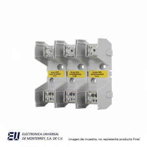 PORTAFUSIBLE CLASE J 2 POLO 600V CON BLOCK DE DISTRIBUCION INTEGRADO - JM60100-2MW14