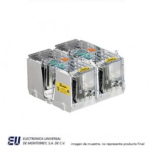 BASE PORTAFUSIBLE CLASE J 600A 600V  2 POLOS - JM60600-2CR