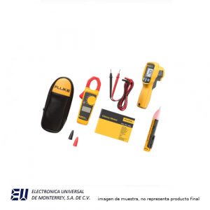 KIT CON FLUKE-62MAX+, FLUKE-323 Y DETECTOR DE VOLTAJE 1AC - 62MAX+/323/1AC