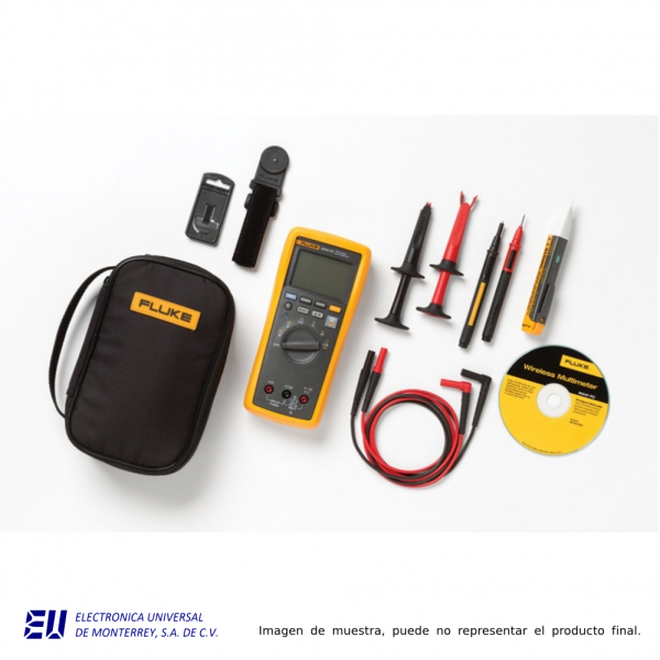 KIT MULTÍMETRO Y PROBADOR DE VOLTAJE FLUKE - FLK-3000FC/1AC-II
