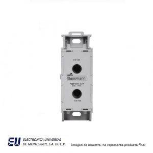 PDB BLOQUE DE DISTRIBUCIÓN FINGER SAFE, 1 POLO, 310A, 600V, 6 AWG - PDBFS303