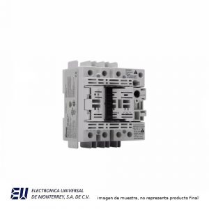 DESCONECTADOR ROTATORIO ABIERTO CON FUSIBLES CLASE CC, 30A, 600VAC, UL 98 - RDF30CC-3