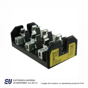 PORTAFUSIBLE 60A 600V 3 POLOS P/JJS CLASE T, TERMINAL DE CAJA – T60060-3CR