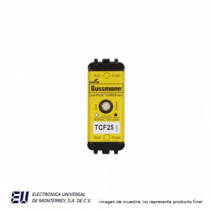 CUBEFUSE 25 AMP. 600VCA/300VCD FINGER-SAFE TIME DELAY - TCF25