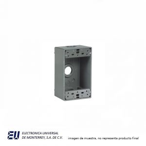 CAJA CHALUPA ALUMIN. 5 ENT. 3/4" - 1118-SP
