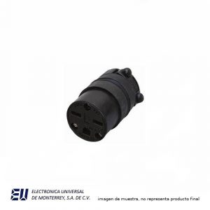 CONTACTO 15A 250V TIPO CHINO  DE ENTRADA RECTA - 6669