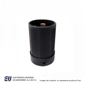 CLAVIJA MEDIA VUELTA 50A 250VCD/ 600VCA, 3 POLOS 3 HILOS, No-NEMA - WD7761