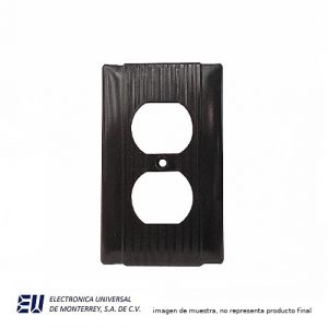 TAPA DUPLEX BAQ, COLOR CAFE 91101 - 91101