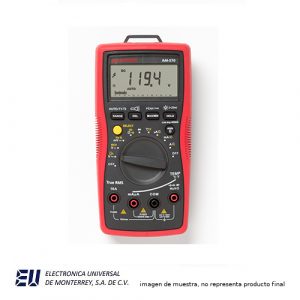INDUSTRIAL DIGITAL MULTIMETER WITH TRUE-RMS - AMPROAM-570